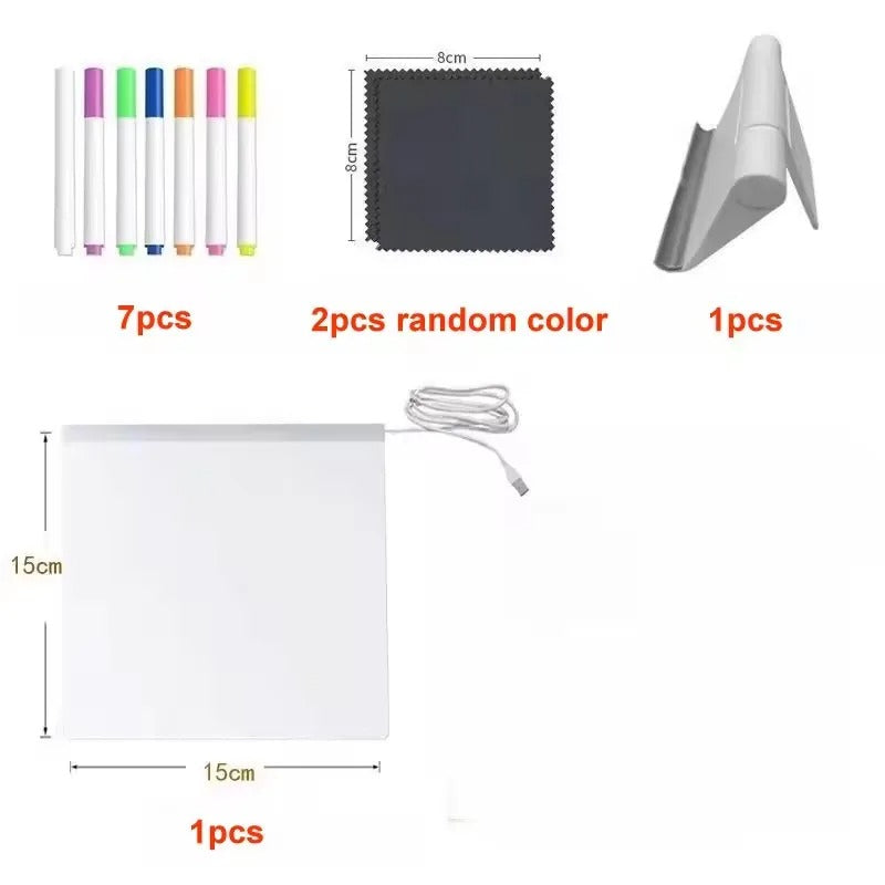LED Light-Up Acrylic Message Board