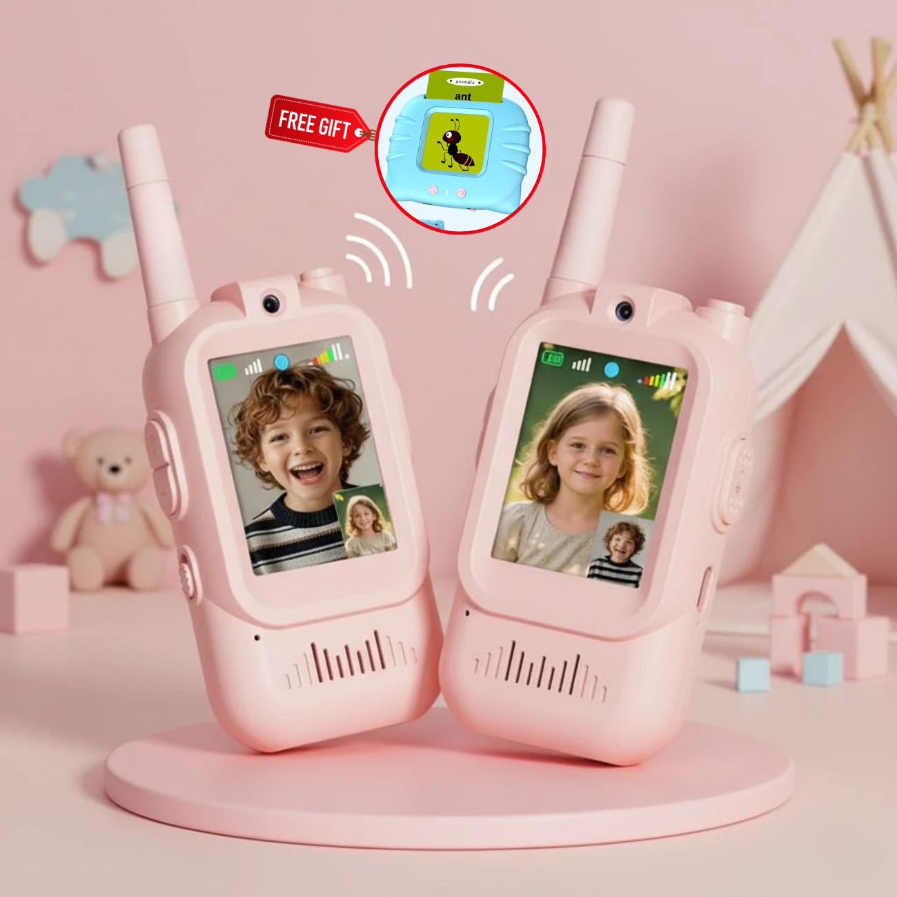 Playwise-VIP Kids Video Walkie Talkies