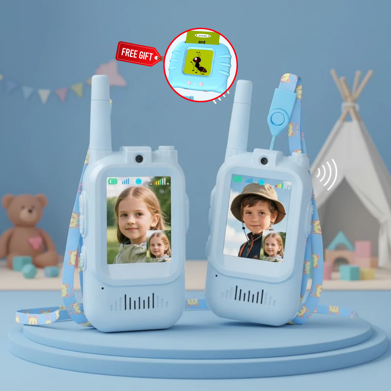 Playwise-VIP Kids Video Walkie Talkies