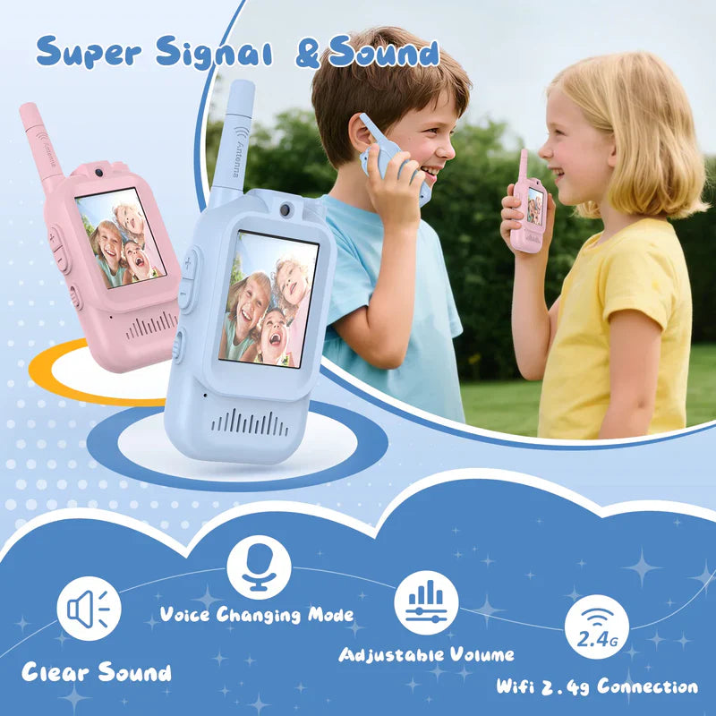 Playwise-VIP Kids Video Walkie Talkies